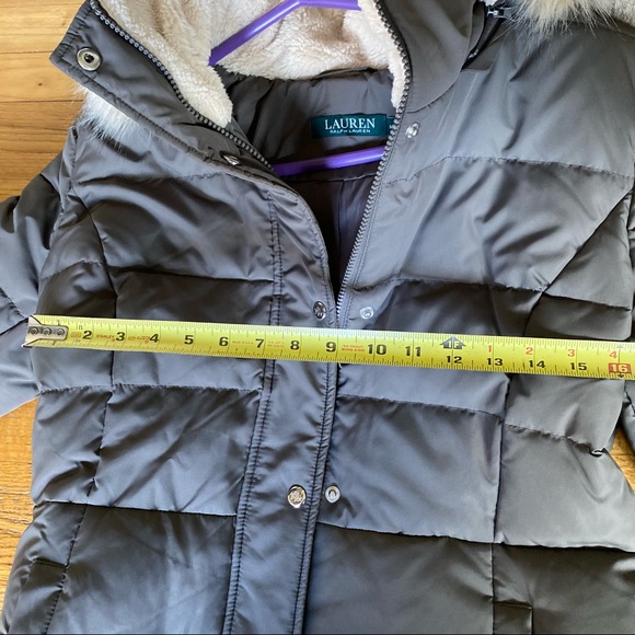 Ralph Lauren Faux-Fur Hooded Puffer Coat - Picture 14 of 14